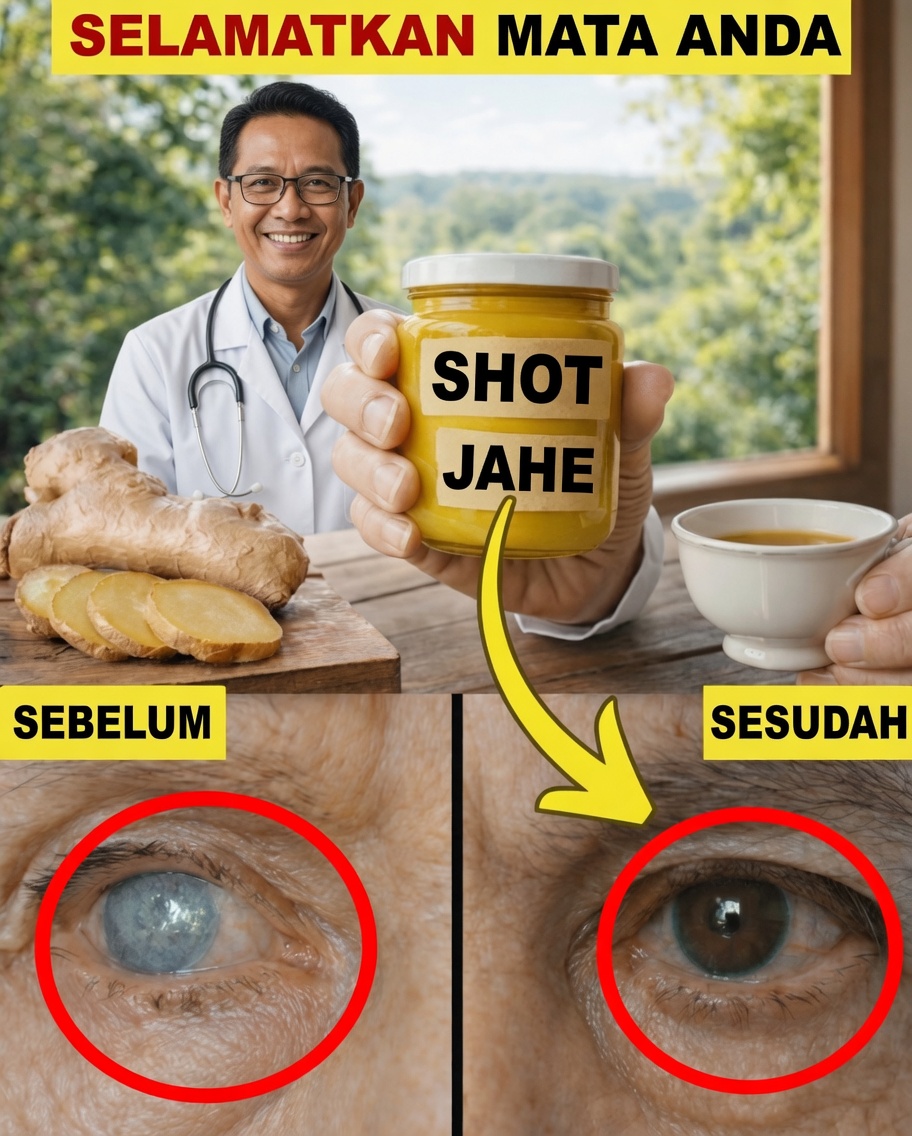 Minuman Alami Sederhana dari Apel dan Jahe untuk Mendukung Kesehatan Mata Setelah Usia 50 Tahun