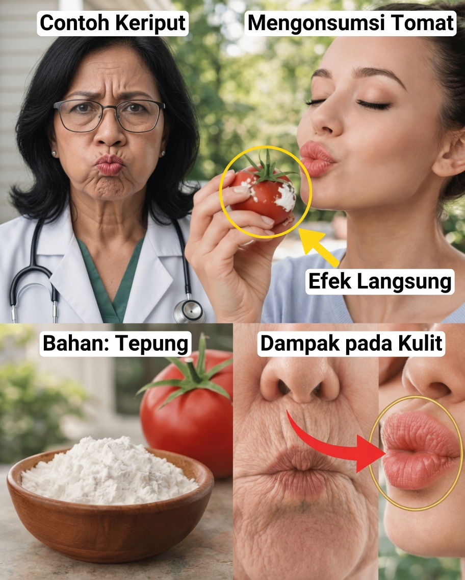 Temukan Obat Dapur Sederhana: Tomat dan Tepung Beras untuk Kulit yang Lebih Halus dan Bercahaya