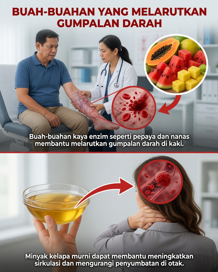 8 Buah Terbaik yang Membantu Melarutkan Pembekuan Darah Secara Alami dan Meningkatkan Sirkulasi