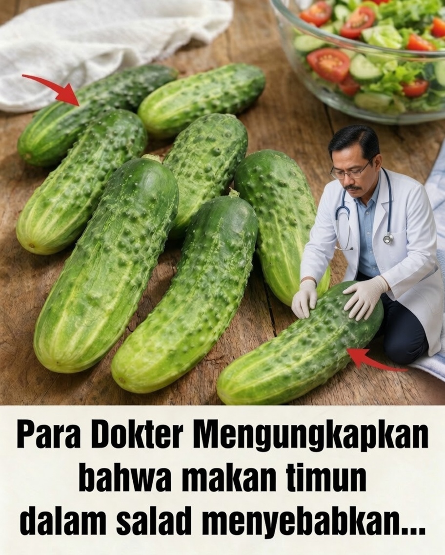 Médicos Mengungkap Apa yang Sebenarnya Terjadi Saat Anda Makan Mentimun dalam Salad Setiap Hari