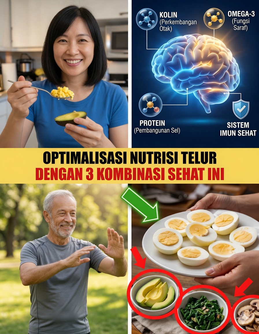 Alerta untuk Lansia: 3 Makanan Umum yang Tidak Boleh Anda Kombinasikan dengan Telur