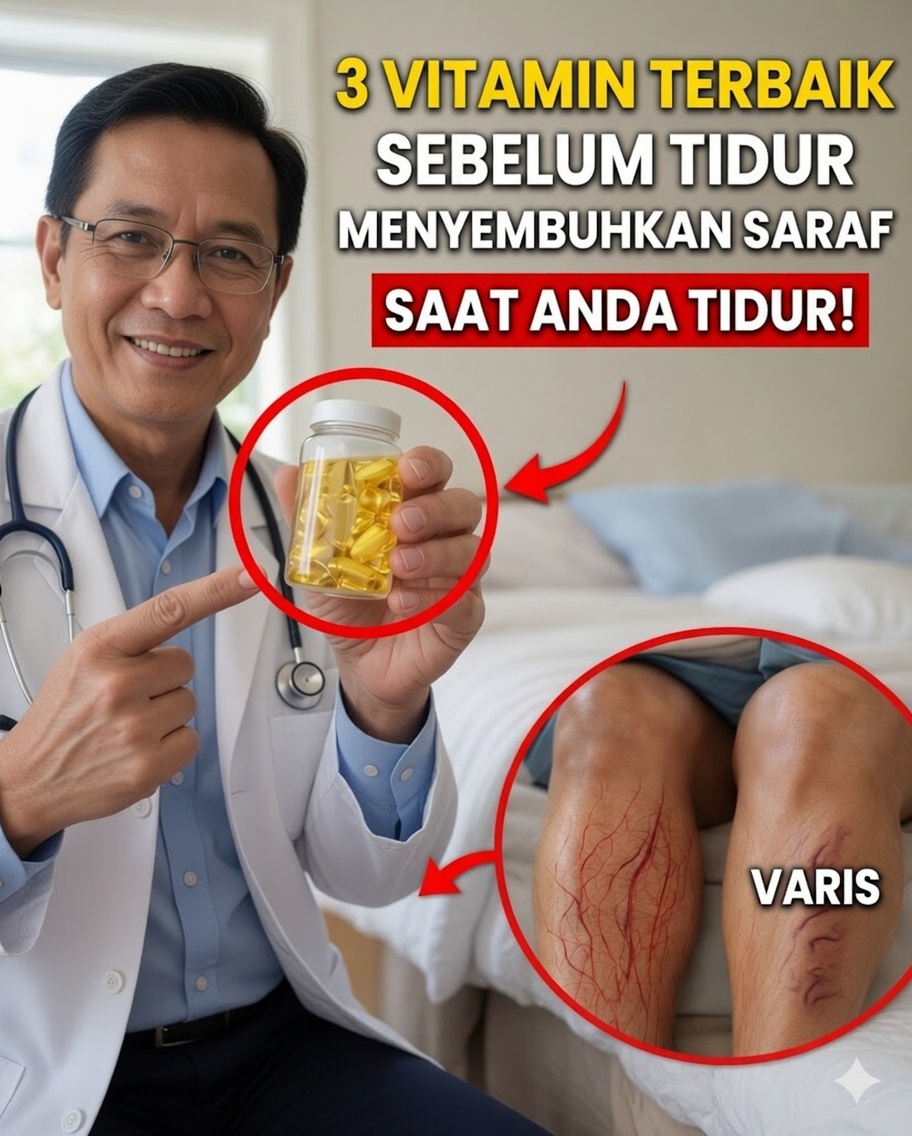 3 Vitamin Malam yang Dapat Mengubah Kekuatan Kaki Setelah Usia 60
