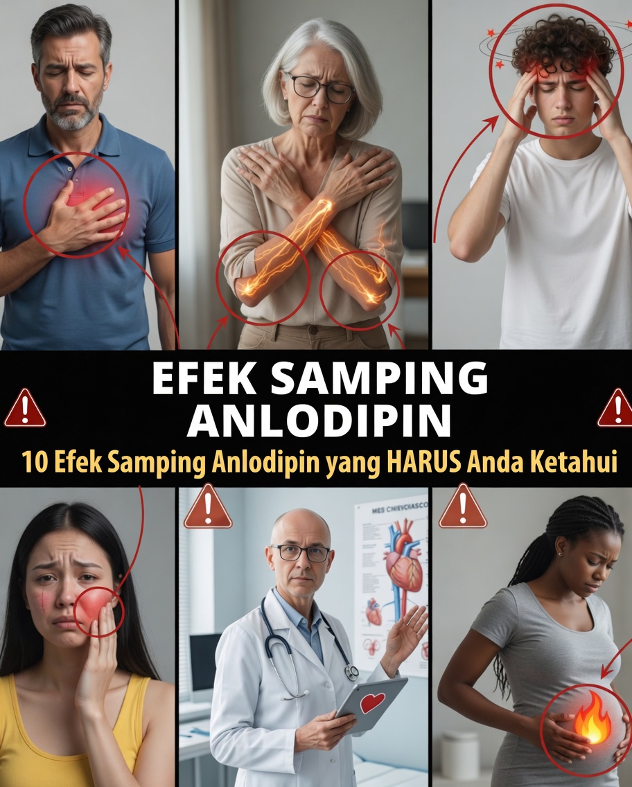 Efek Samping Amlodipine yang Aneh Dijelaskan: 10 Gejala yang Harus Anda Waspadai