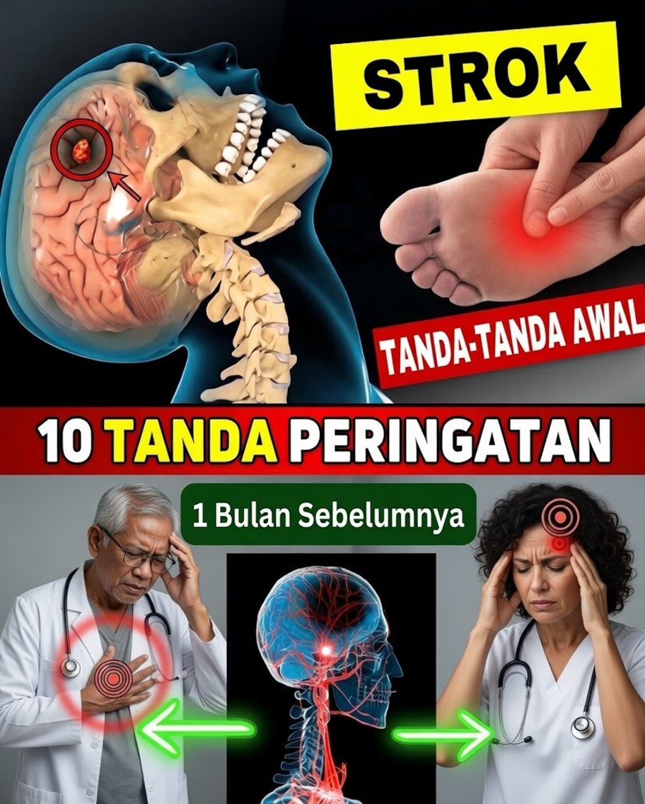 8 Tanda Peringatan Dini Stroke yang Mungkin Anda Sadari Sebulan Sebelumnya + 9 Cara Alami untuk Melindungi Otak Anda