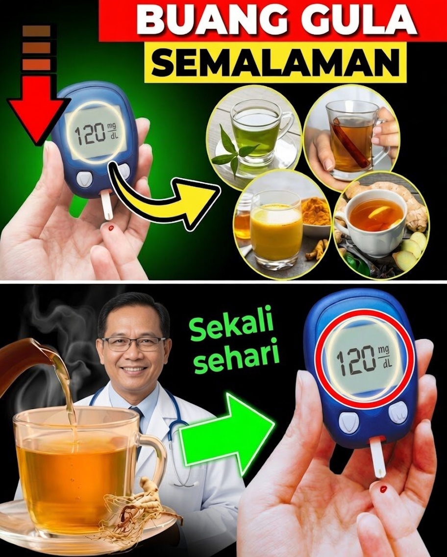 Turunkan Gula Darah Semalaman dengan 8 Minuman Alami Ampuh Ini