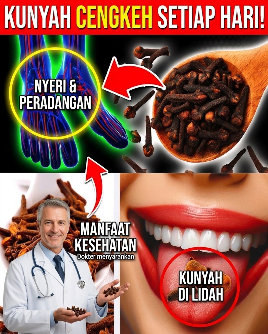 Kunyah Satu Siung Cengkeh Sehari dan Ubah Kesehatan Anda Secara Alami