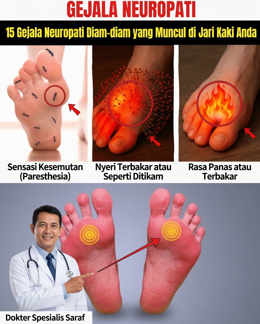 15 Gejala Neuropati Senyap yang Dimulai di Jari Kaki Anda: Apakah Anda Mengabaikan Tanda Peringatan Dini Ini?