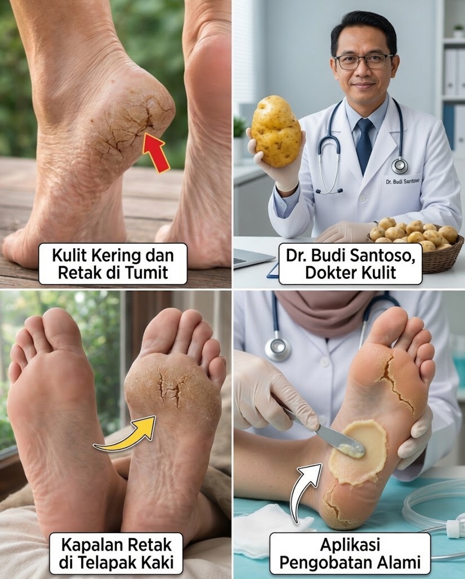 Bisakah Kentang Sederhana Membantu Menghaluskan Tumit yang Kering dan Pecah-Pecah? Trik Dapur Mengejutkan yang Patut Dicoba