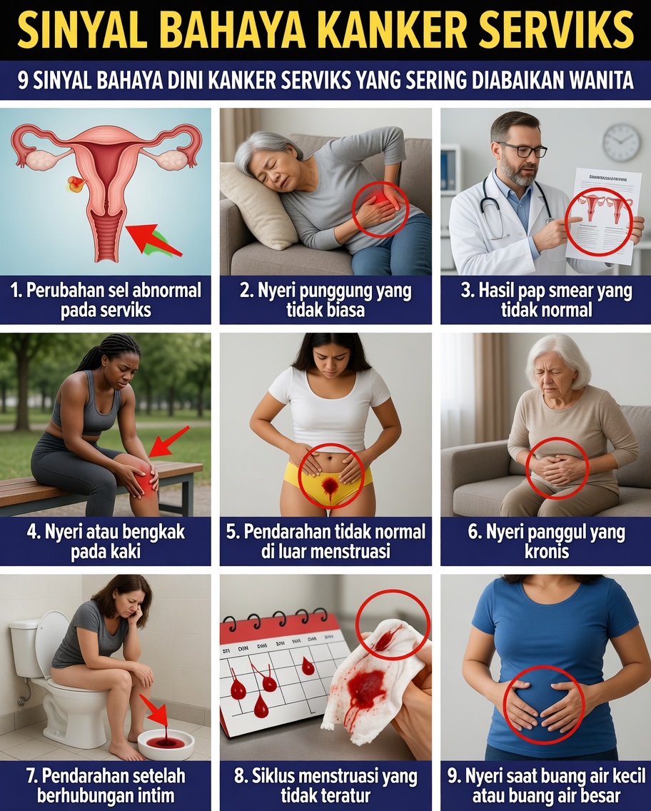 Apakah Anda Mungkin Mengabaikan 9 Tanda Peringatan Dini Kanker Serviks Ini?