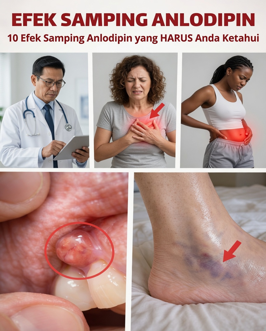 10 Efek Samping Tersembunyi Amlodipine yang Mungkin Tidak Disebutkan Dokter Anda