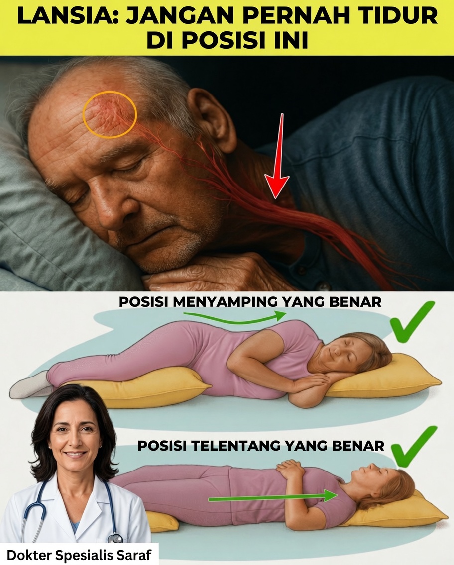 Lansia: Hindari Posisi INI Saat Tidur – Ini Dapat Meningkatkan Risiko Stroke di Malam Hari!