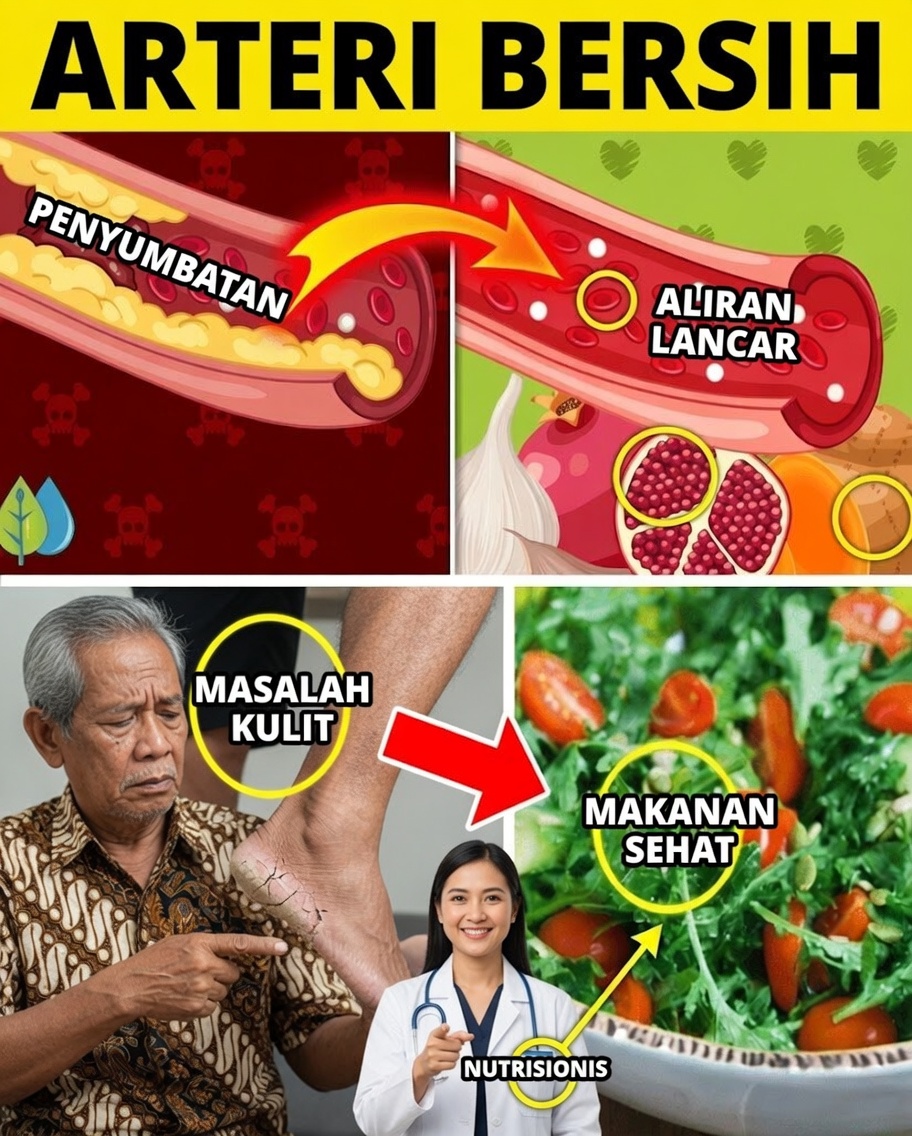 Desobstrua Secara Alami Arteri di Kaki dengan Makanan Harian yang Ampuh Ini
