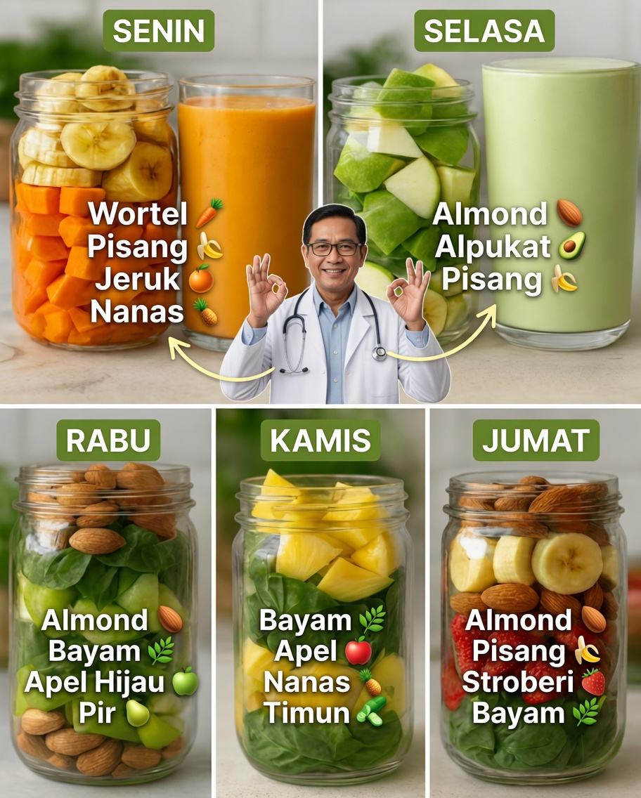 7 Resep Smoothie Berwarna-warni untuk Setiap Hari dalam Seminggu