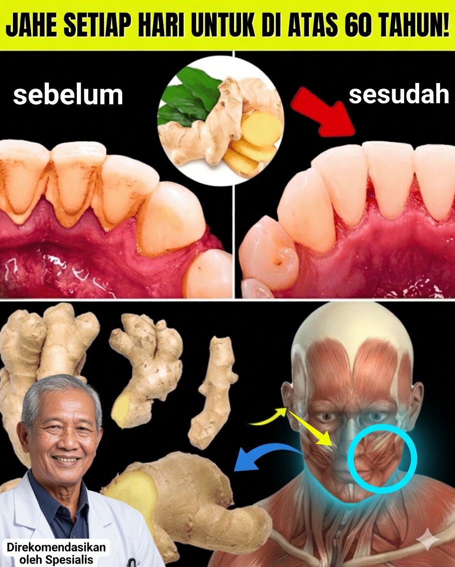 Mais de 60? Por que ANDA deveria mengonsumsi jahe setiap hari (5 alasan penting)