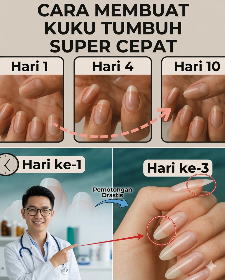 Cara Membuat Kuku Tumbuh Hanya dalam 2 Hari