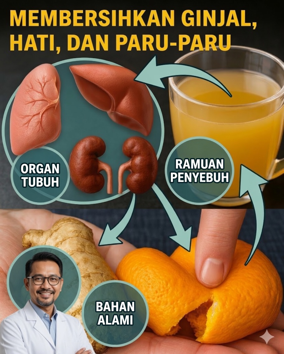 Buka Kekuatan Jeruk Mandarin, Kacang Kenari, dan Jahe untuk Membersihkan Ginjal, Hati, dan Paru-Paru Anda