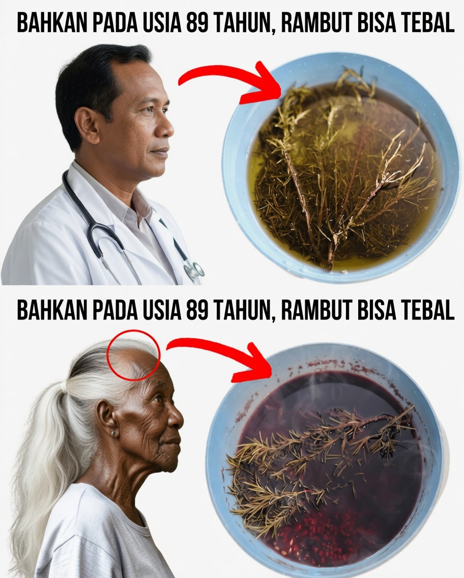 Rahasia Alami Nenek 89 Tahun untuk Rambut Tebal dan Lebat
