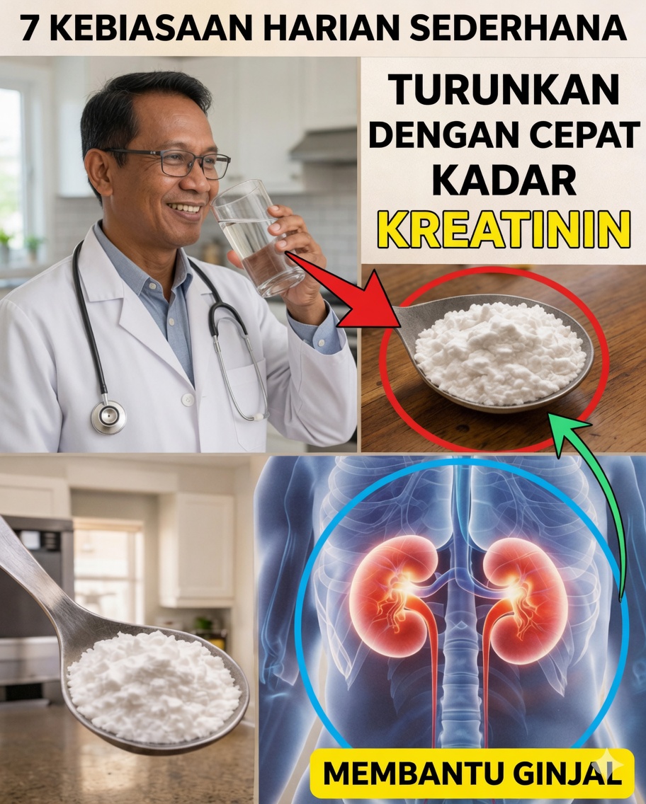 7 Kebiasaan Harian Sederhana untuk Menurunkan Kreatinin dengan Cepat dan Menghindari Dialisis