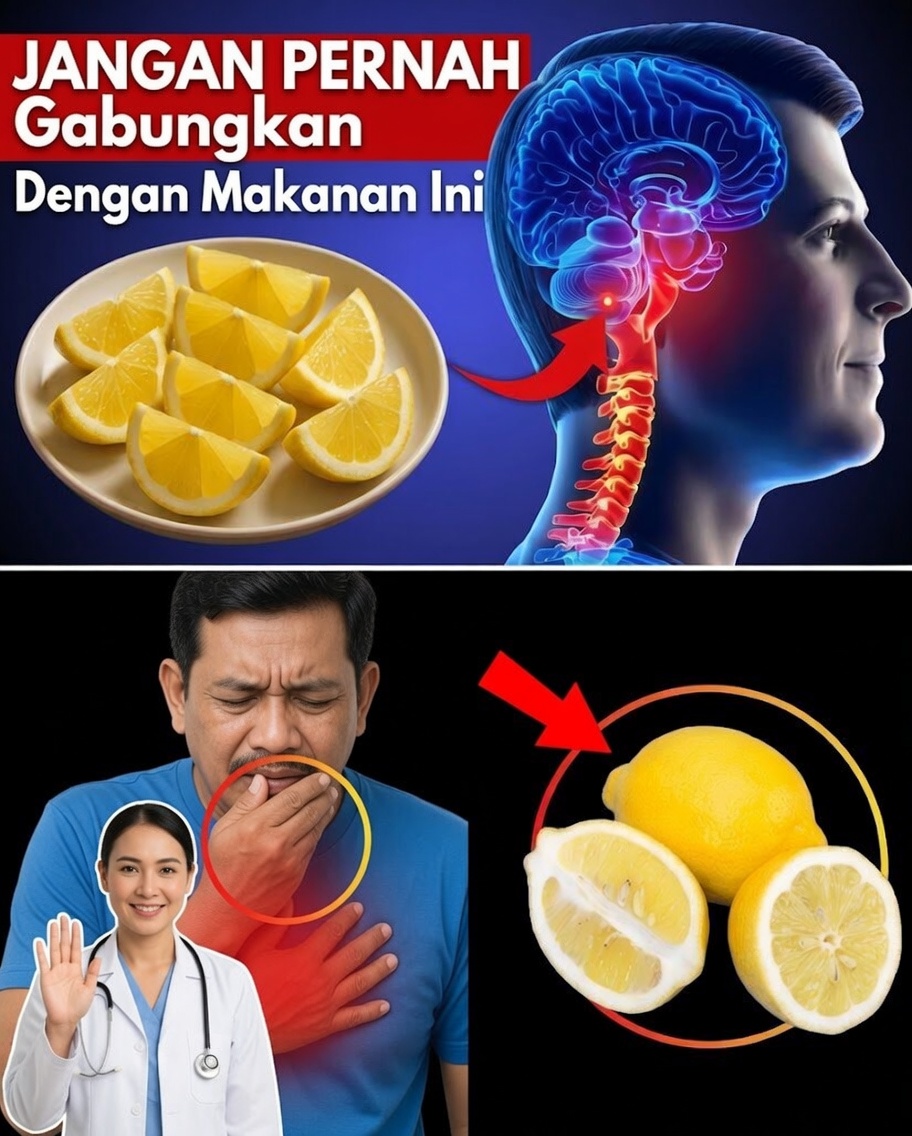 Ketika Lemon Menjadi Beracun Setelah Usia 60: Hindari Tiga Kombinasi Makanan Ini