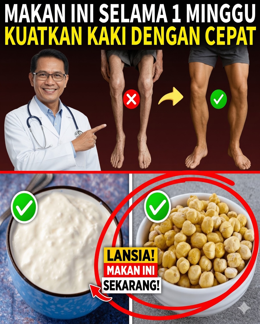 Rahasia untuk Kaki Lebih Kuat Setelah Usia 60: Temukan 3 Minuman Alami yang Ampuh Ini