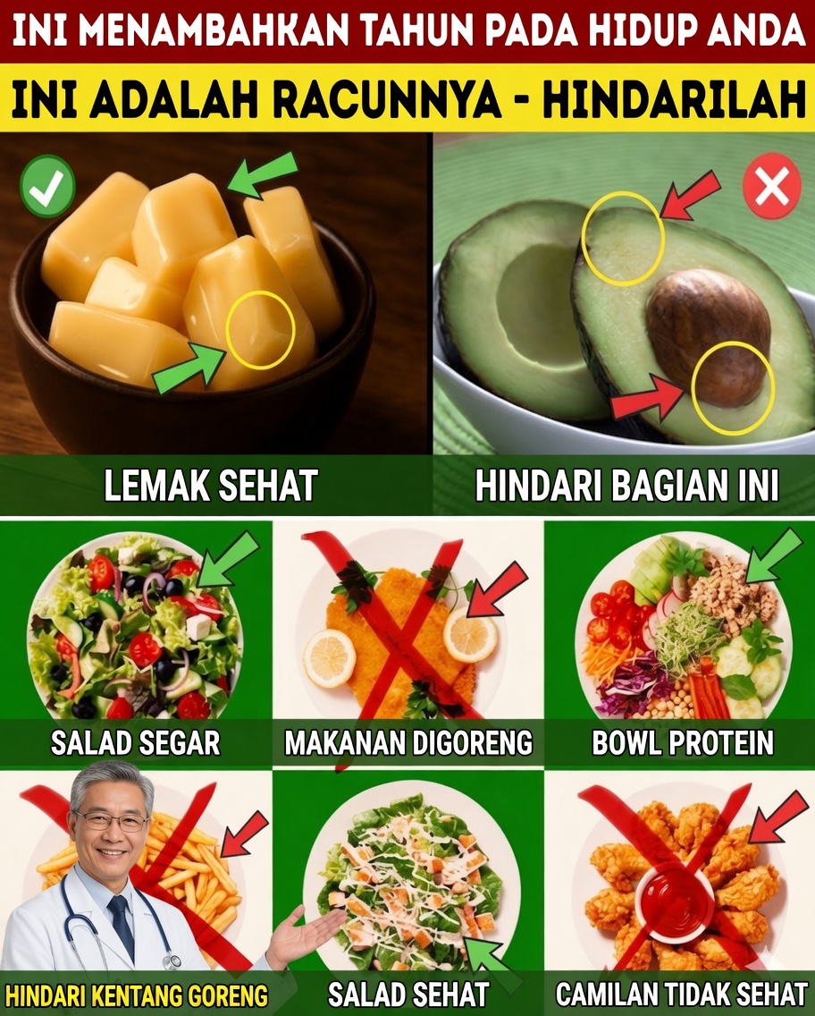 Lebih dari 65 tahun? 5 Lemak BERBAHAYA yang Tidak Boleh Anda Konsumsi dan 5 yang WAJIB Anda Masukkan ke dalam Pola Makan!
