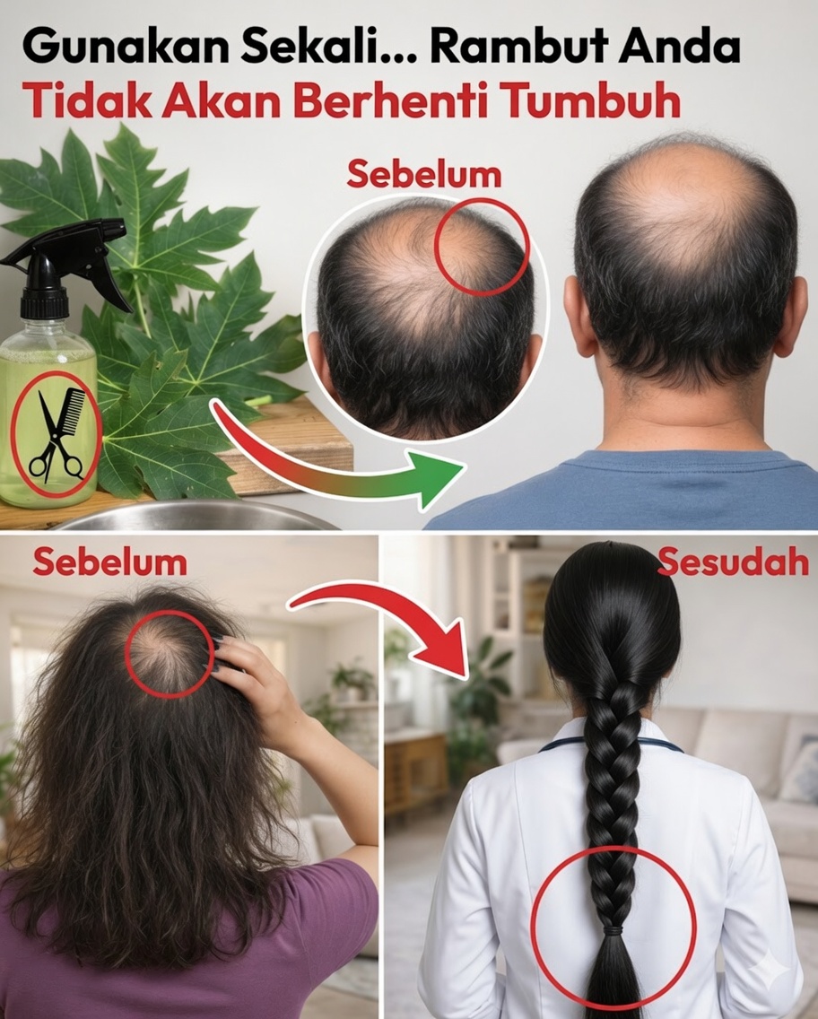 Folha Pepaya untuk Pertumbuhan Rambut: Benarkah Dapat Membuat Rambut Lebih Kuat dan Lebih Tebal?