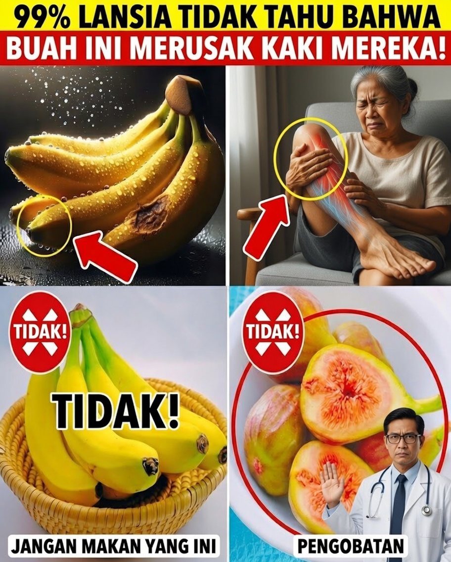 Lansia, Hati-hati! 7 Buah yang Bisa Melemahkan Kaki Anda (dan 8 Alternatif Alami untuk Mengembalikan Kekuatan)