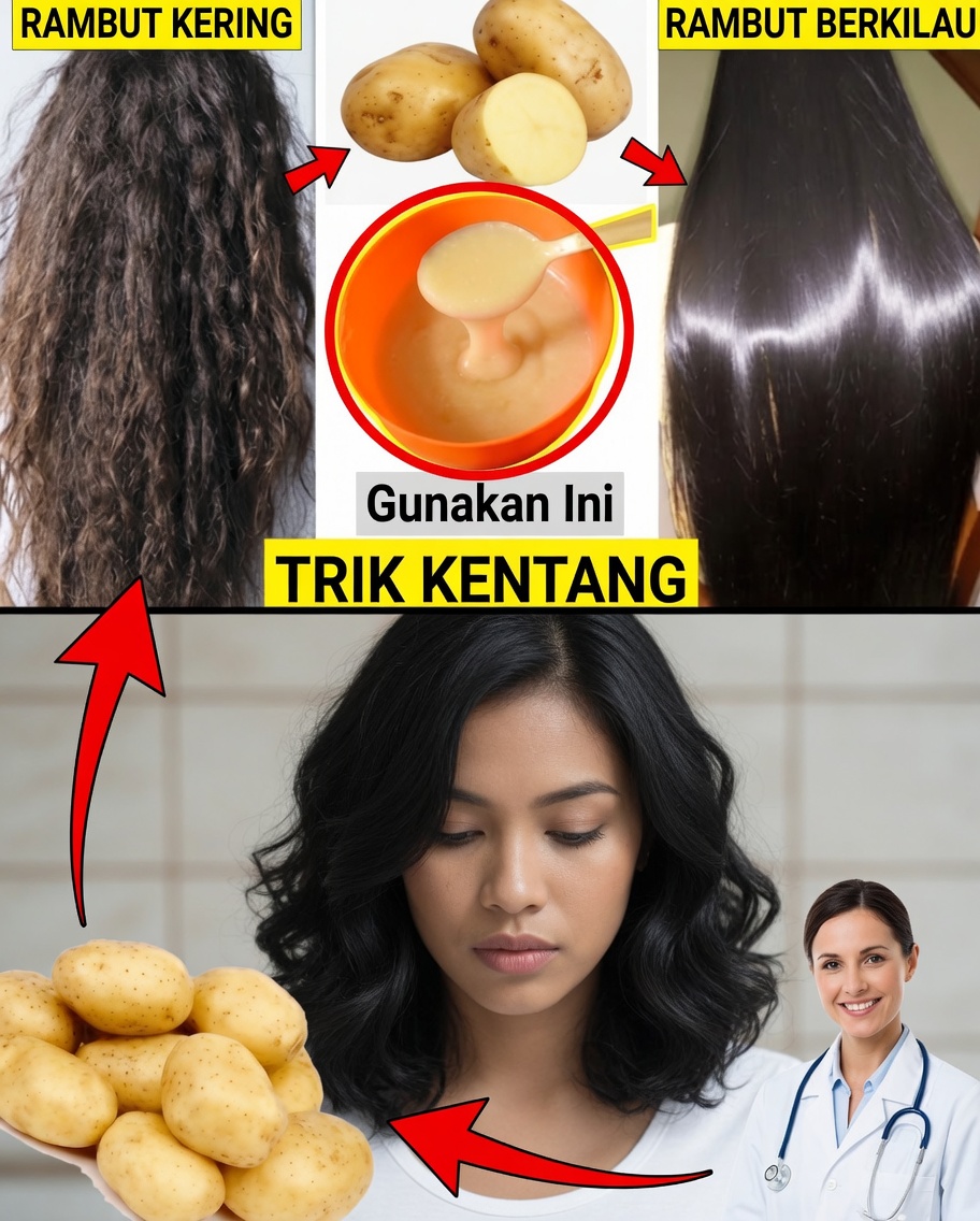 Perawatan Rambut dengan Jus Kentang Terinspirasi Jepang untuk Pertumbuhan Rambut Alami yang Lebih Cepat