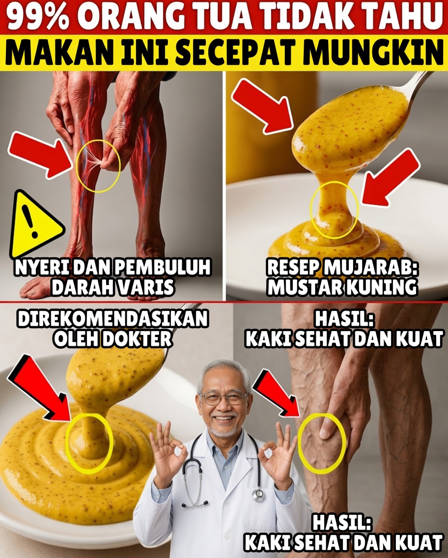 Lansia di Atas 60 Tahun: 7 Makanan Alami yang Dapat Membantu Menghentikan Kram Kaki dalam Hitungan Menit