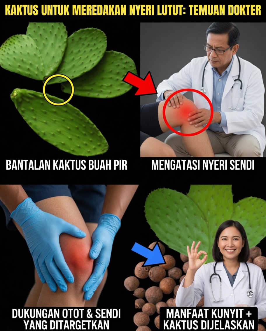 Kekuatan Anti-Inflamasi: Redakan Pembengkakan Sendi dan Nyeri Tulang dengan Air Kaktus Pir Berduri (Nopal)