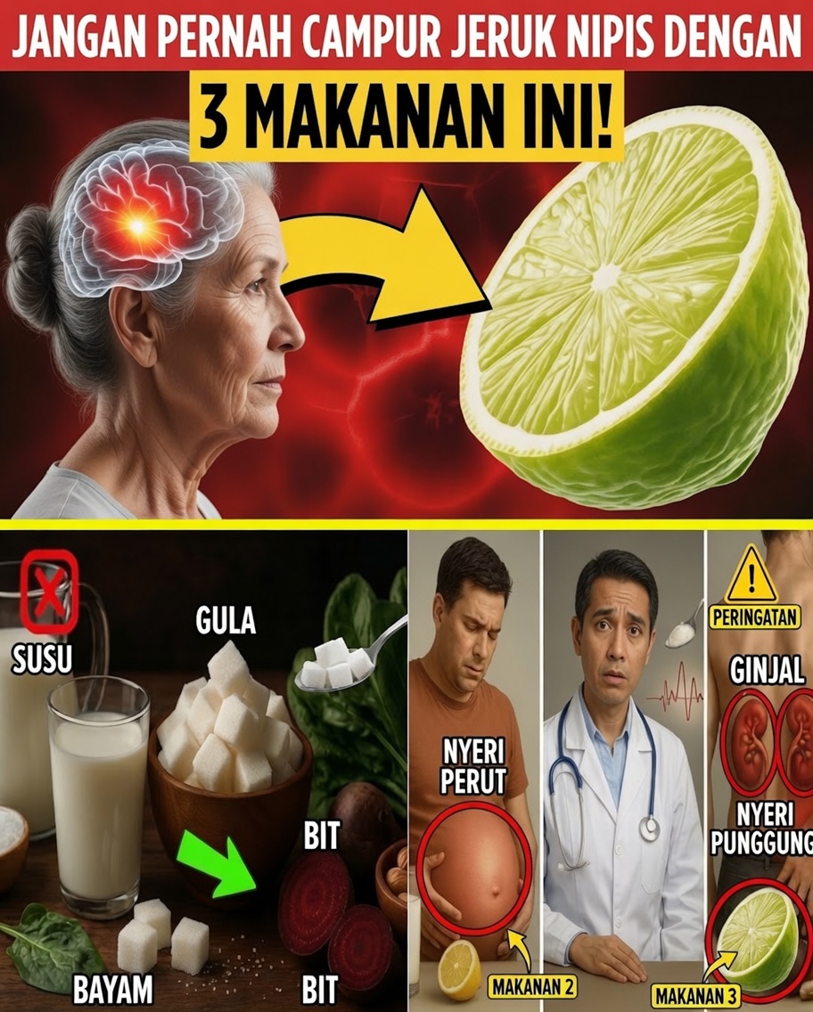 Rahasia Lemon untuk Lansia: JANGAN PERNAH Campur Lemon dengan Makanan Ini!
