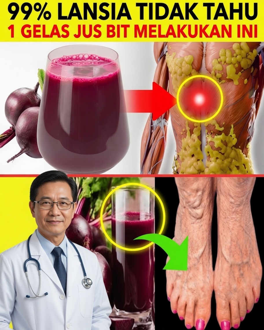 Segelas Jus Bit di Pagi Hari Bisa Mengubah Segalanya bagi Lansia