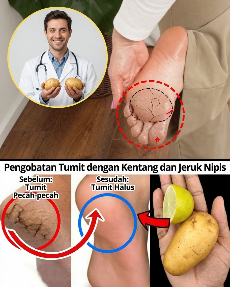 Rahasia Terungkap: Trik Kentang yang Dapat Mengubah Tumit Pecah-Pecah Menjadi Kulit Lembut dan Halus Seperti Sutra
