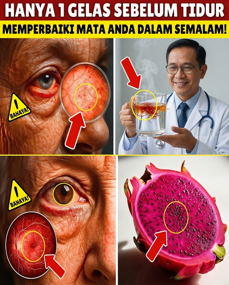 Minumlah Eliksir Alami Sebelum Tidur Ini untuk Membantu Memperbaiki Mata Anda dan Mendukung Penglihatan yang Lebih Jernih Saat Anda Tidur