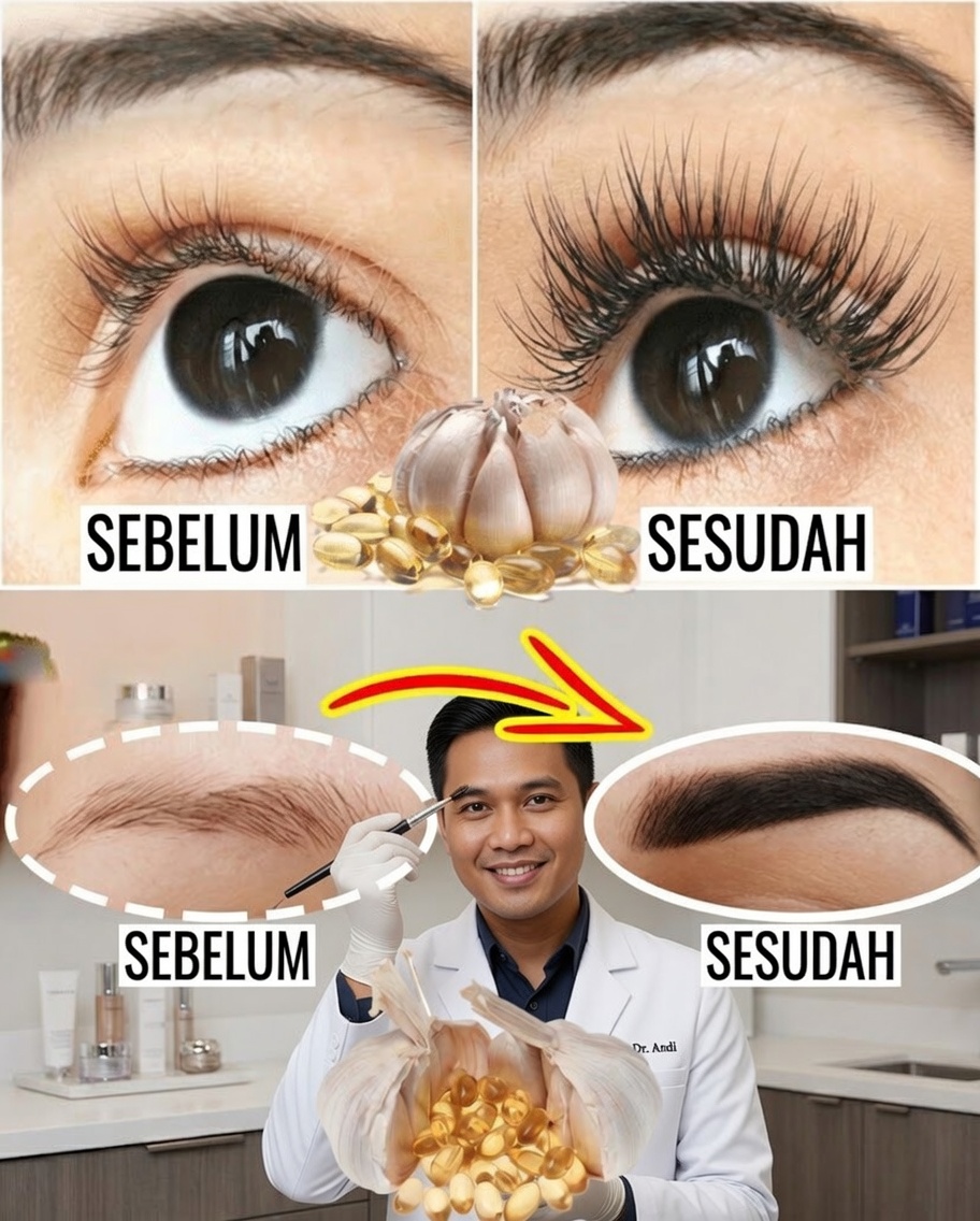 Bawang Putih dan Vitamin E: Metode Alami Sederhana untuk Menumbuhkan Alis Lebih Tebal dan Bulu Mata Lebih Panjang