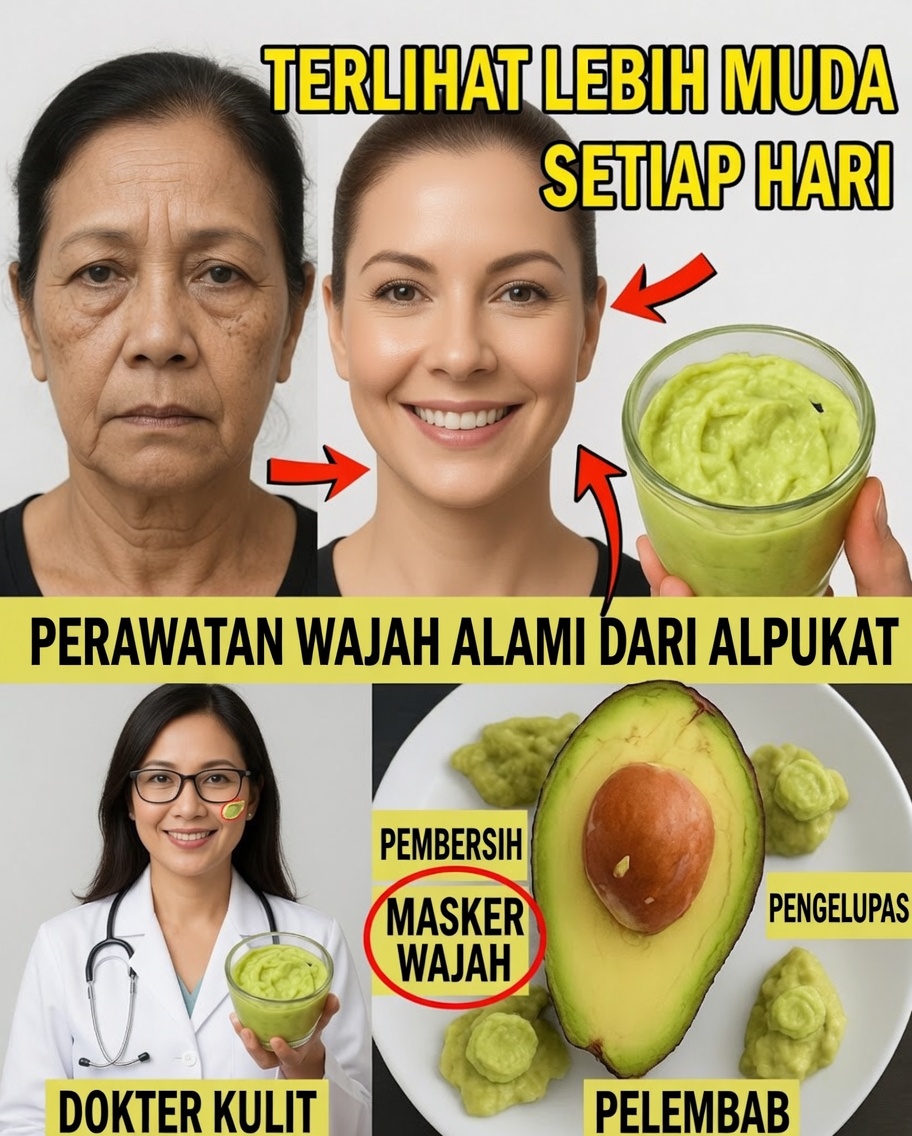 Trik Alpukat yang Dapat Membantu Membuat Kulit Lebih Halus Setelah Usia 40, 50, atau Bahkan 70 Tahun