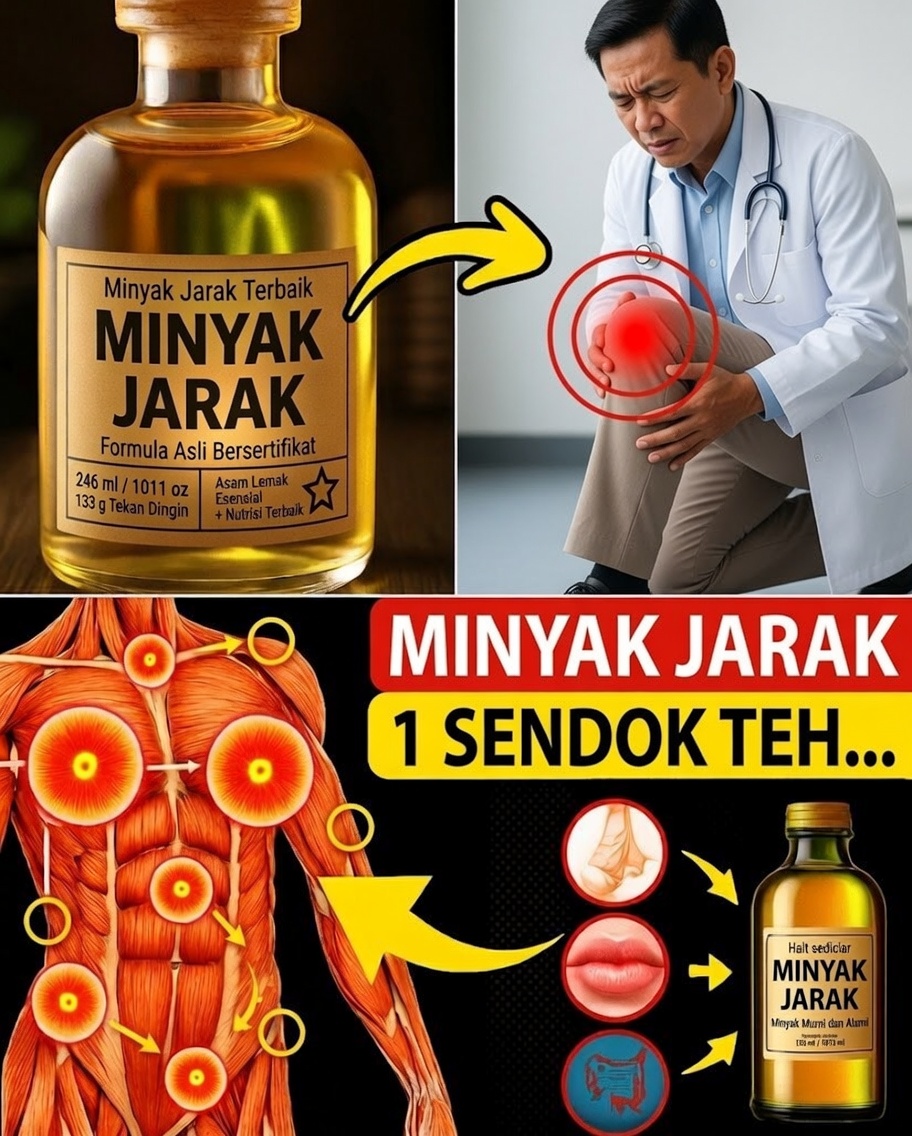 7 Hal Luar Biasa yang Bisa Dilakukan Minyak Jarak untuk Anda Setelah Usia 50 Tahun