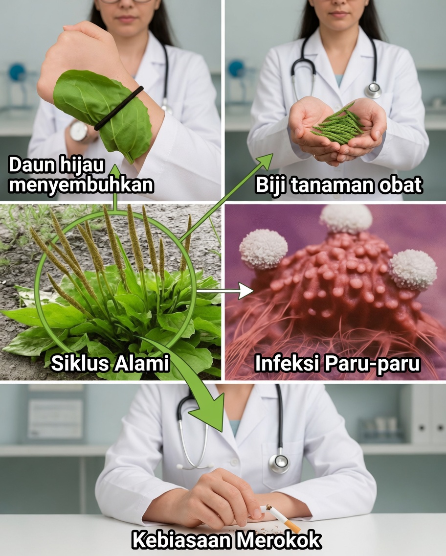 Tanchagem (Plantago major): “Gulma” yang Sebenarnya Merupakan Harta Karun Alam