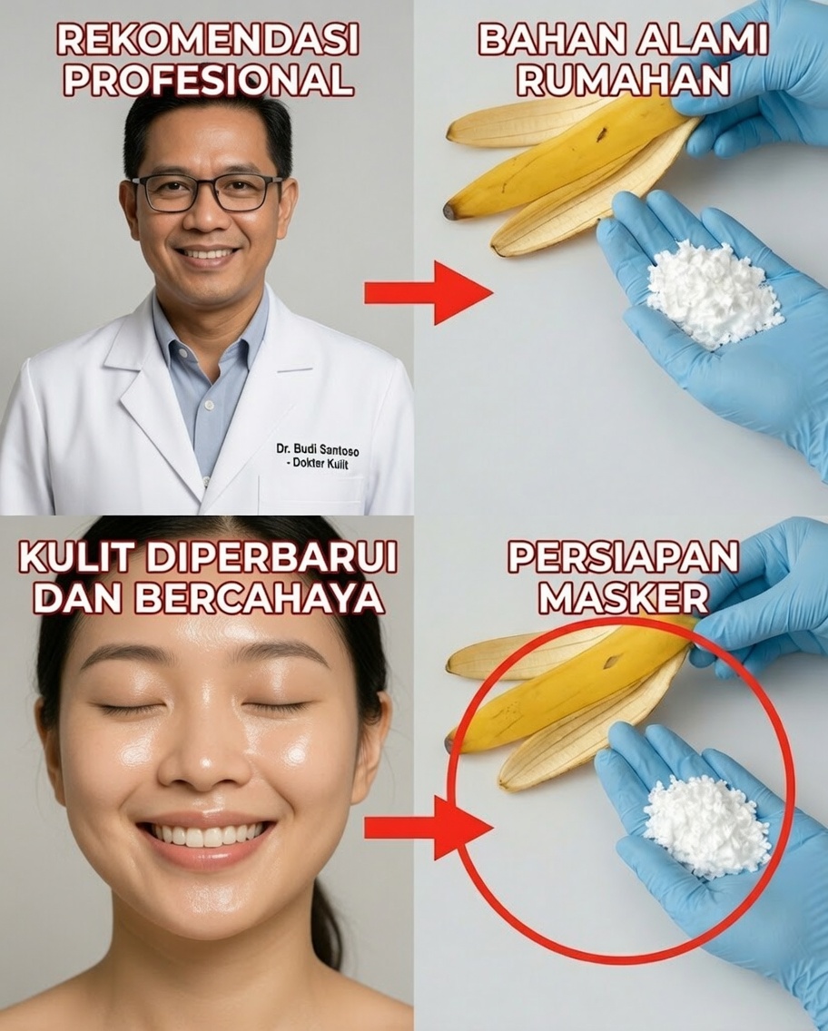 Fórmula Sederhana Kulit Pisang dan Pati Jagung yang Dapat Membuat Kulit Lebih Halus
