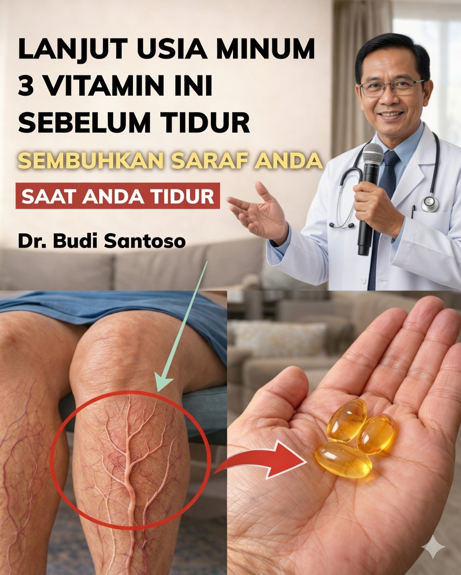 3 Nutrisi Malam yang Dapat Mendukung Kenyamanan Kaki dan Kesehatan Saraf Setelah Usia 60