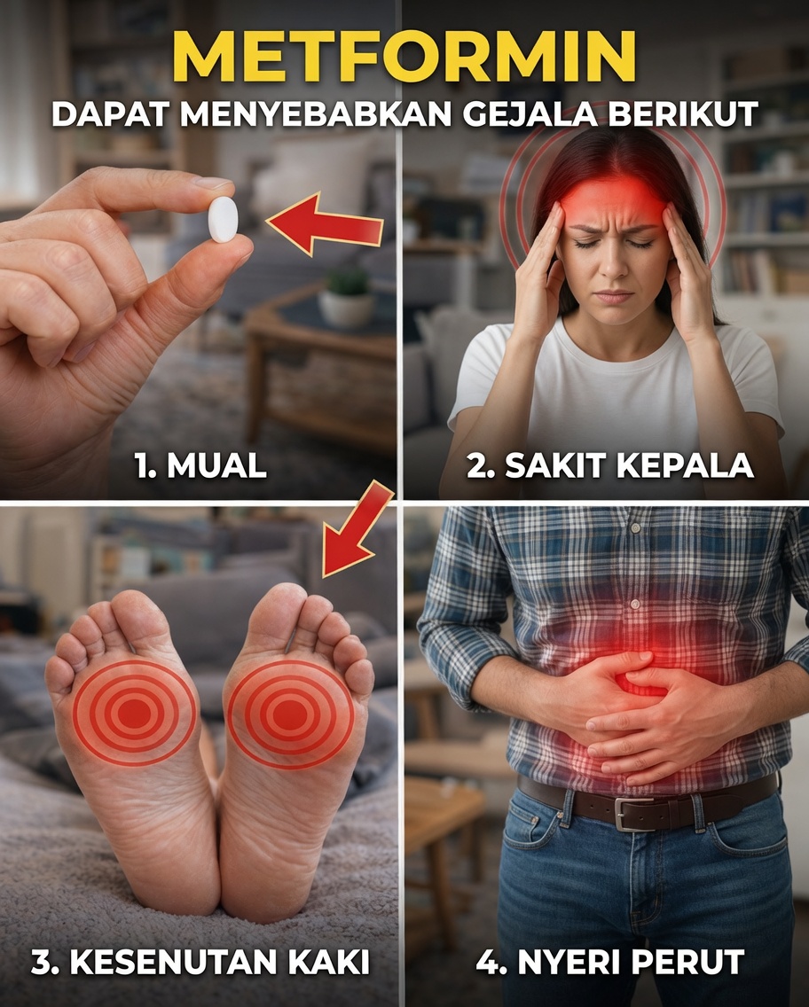 10 Efek Samping Metformin yang Jarang Diharapkan oleh Pengguna Jangka Panjang