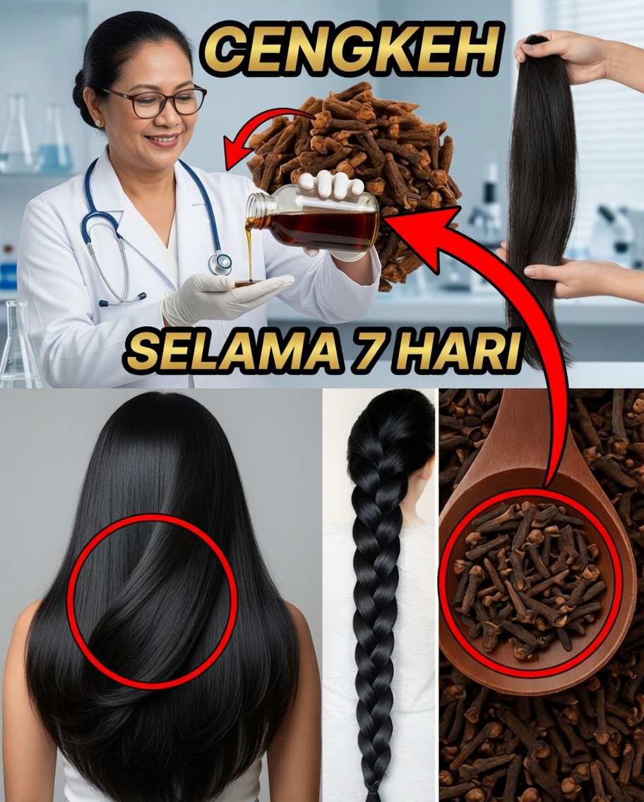 7 Hari Menggunakan Air Cengkih pada Rambut: Hasil Pertumbuhan yang Mengejutkan