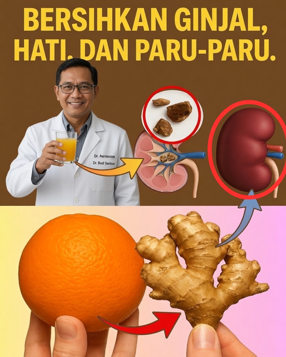 Perkuat Secara Alami Kesehatan Ginjal, Hati, dan Paru-Paru dengan Jeruk dan Jahe