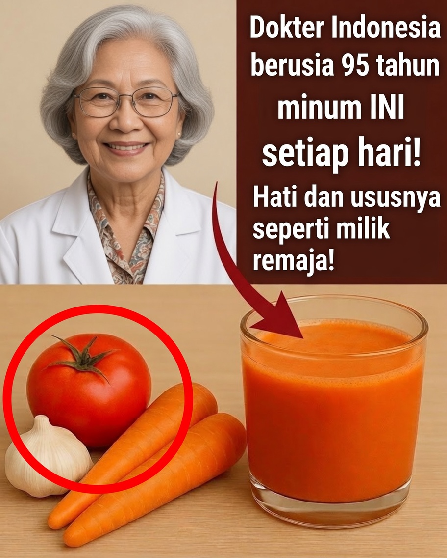 Wortel + Tomat: Minuman Ampuh untuk Detoksifikasi, Energi, dan Umur Panjang