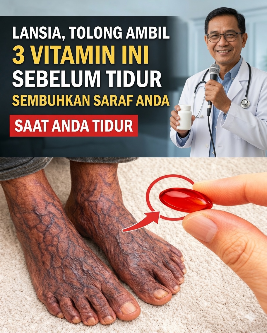 3 Vitamin untuk Dikonsumsi Sebelum Tidur yang Dapat Membantu Menguatkan Kaki Setelah Usia 60 Tahun: Kunci yang Terlupakan untuk Mobilitas yang Lebih Baik