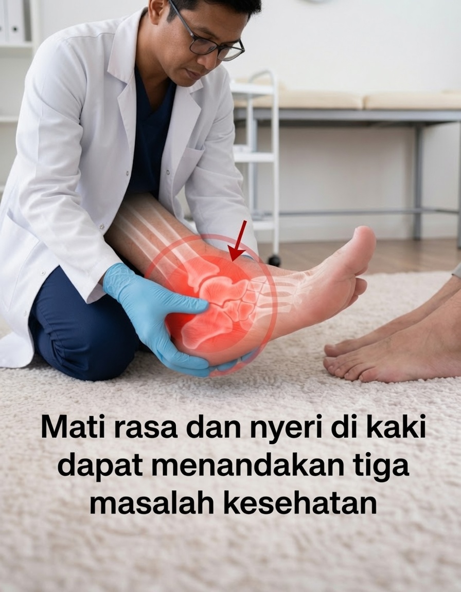 Mati Rasa dan Nyeri pada Kaki: 3 Masalah Kesehatan yang Tidak Boleh Anda Abaikan