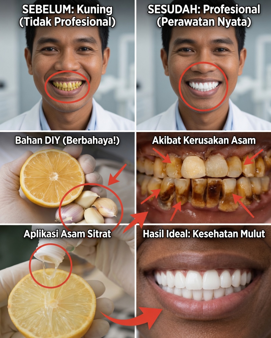 Rahasia Alami dari Pisang, Jahe, dan Lemon untuk Memutihkan Gigi yang Menguning di Rumah