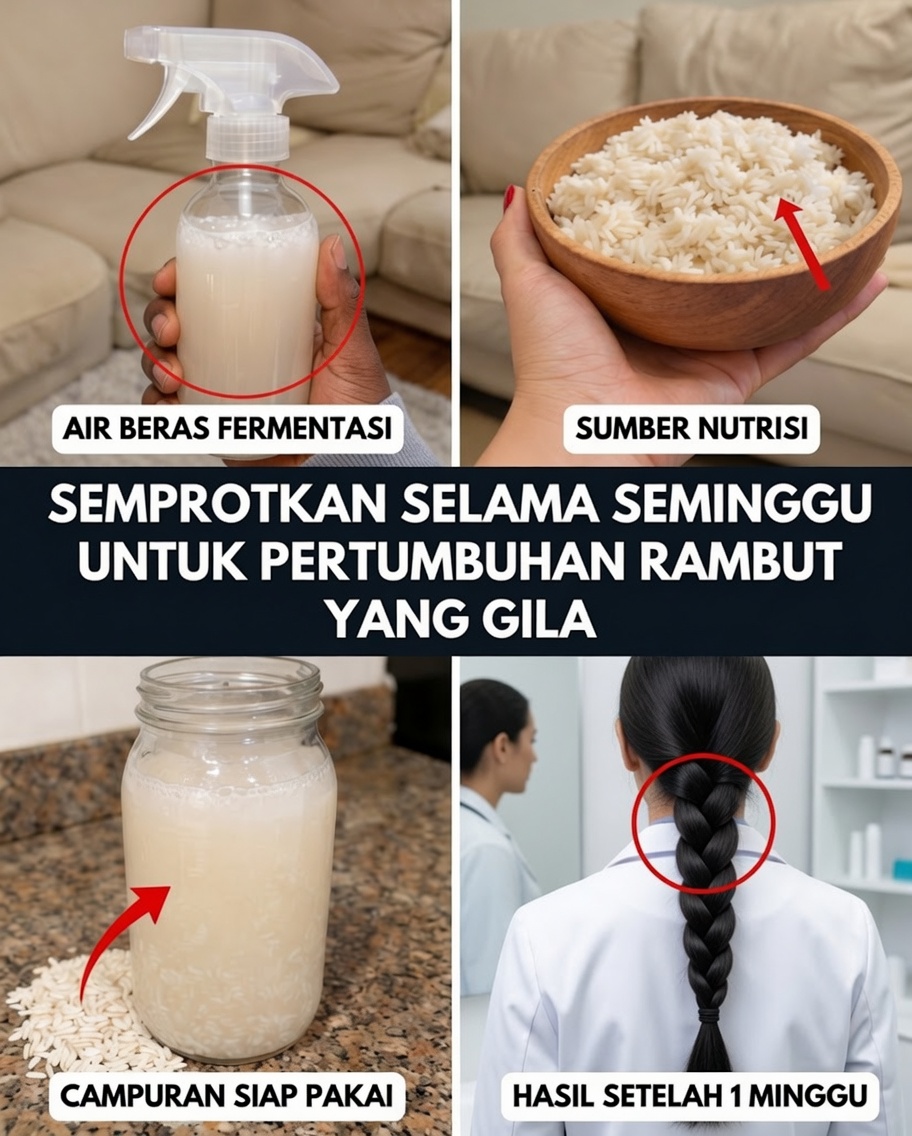 Transformasi Rambut Anda dalam 30 Hari: Kekuatan Mengejutkan Air Beras