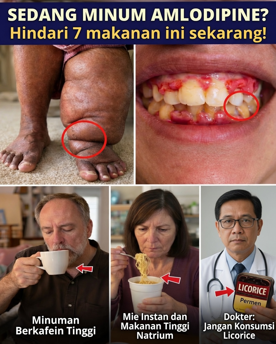 7 Makanan yang Dapat Diam-Diam Memperburuk Efek Samping Amlodipin – dan Penggantian Sederhana agar Anda Merasa Lebih Baik Lebih Cepat