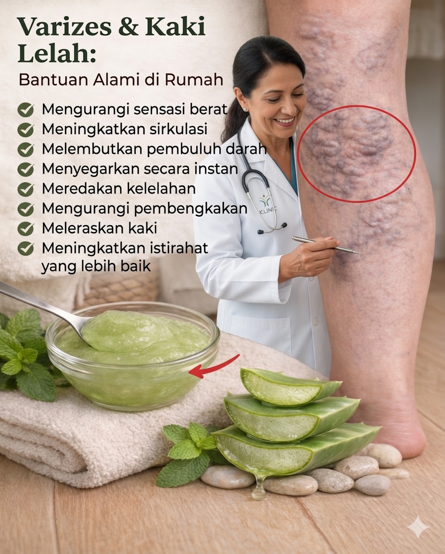 Gel Caseiro Lidah Buaya untuk Kaki Lelah dan Varises: Kelegaan Alami yang Bisa Anda Buat di Rumah